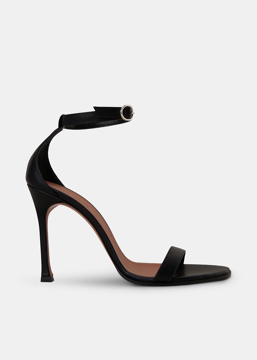 Black Nappa Kim Sandal - 1