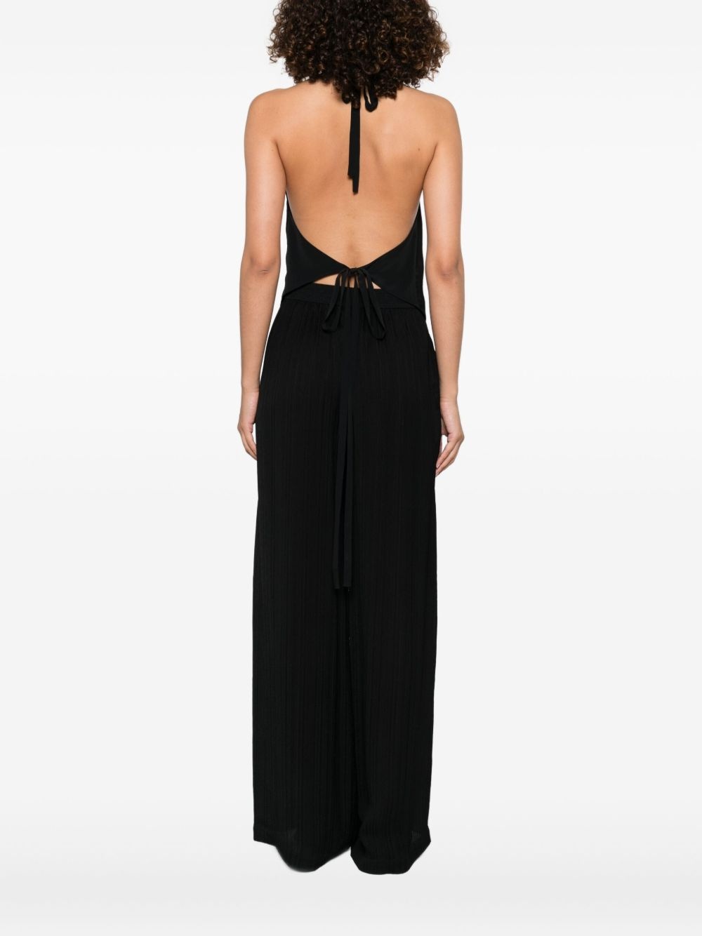 halter-neck button top - 4