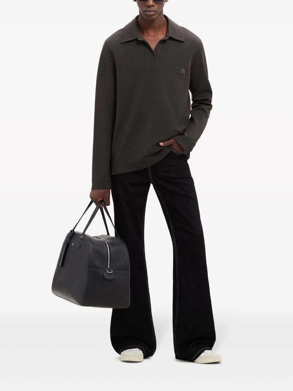 cotton blend polo shirt - 5