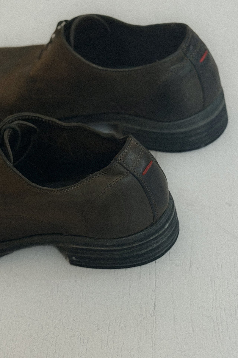 DERBIES - HORSY - DARK KHAKI 3