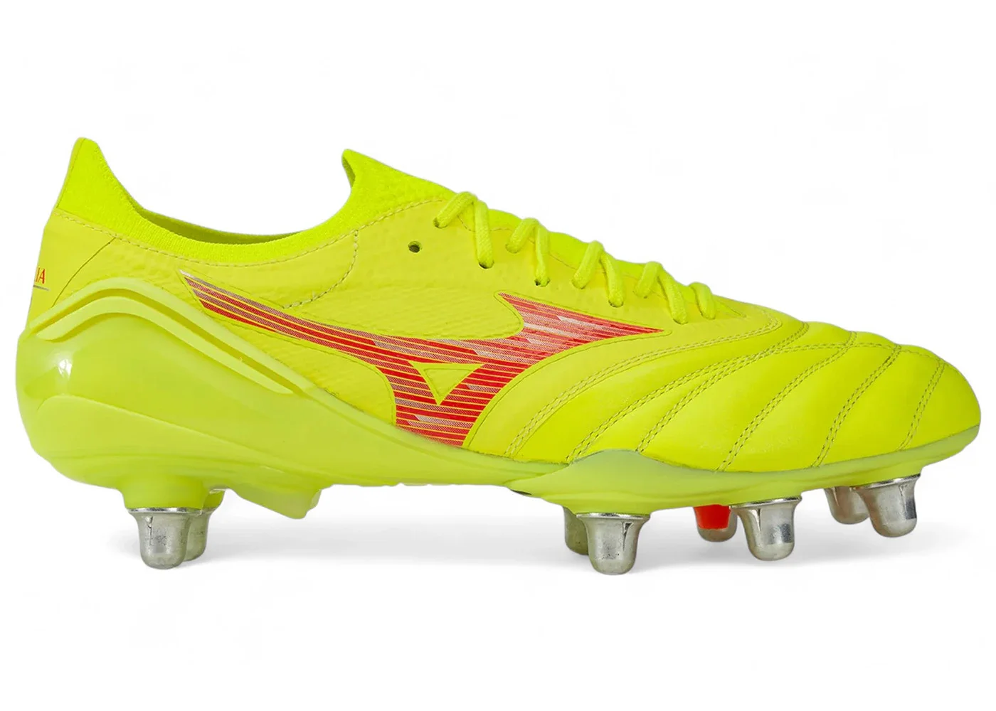 Mizuno Morelia Neo IV Beta Elite Safety Yellow Fiery Coral - 1