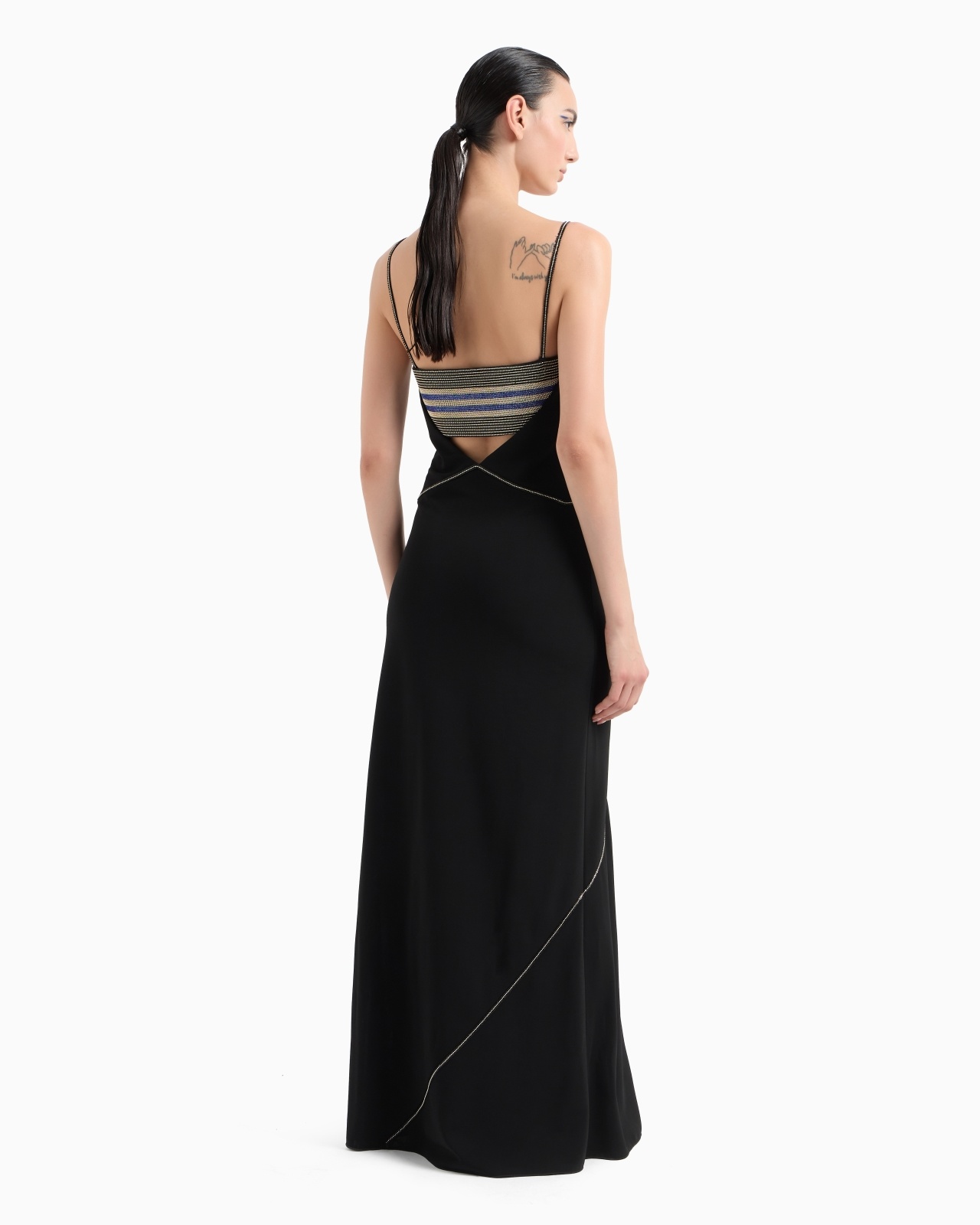LONG VISCOSE-JERSEY DRESS - 3