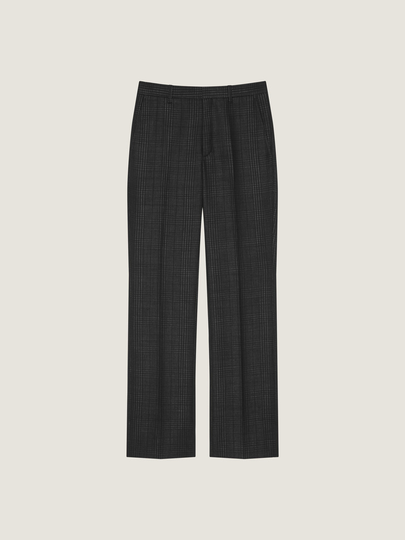 STRAIGHT LEG TAILORED TROUSERS IN WOOL 1