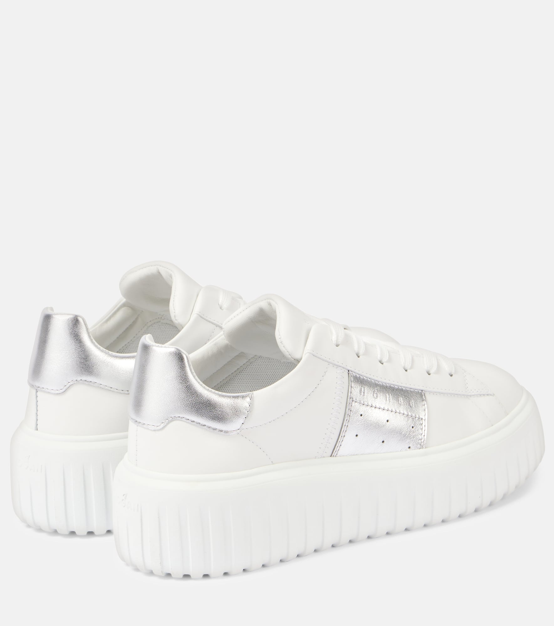 H-Stripes leather platform sneakers - 2