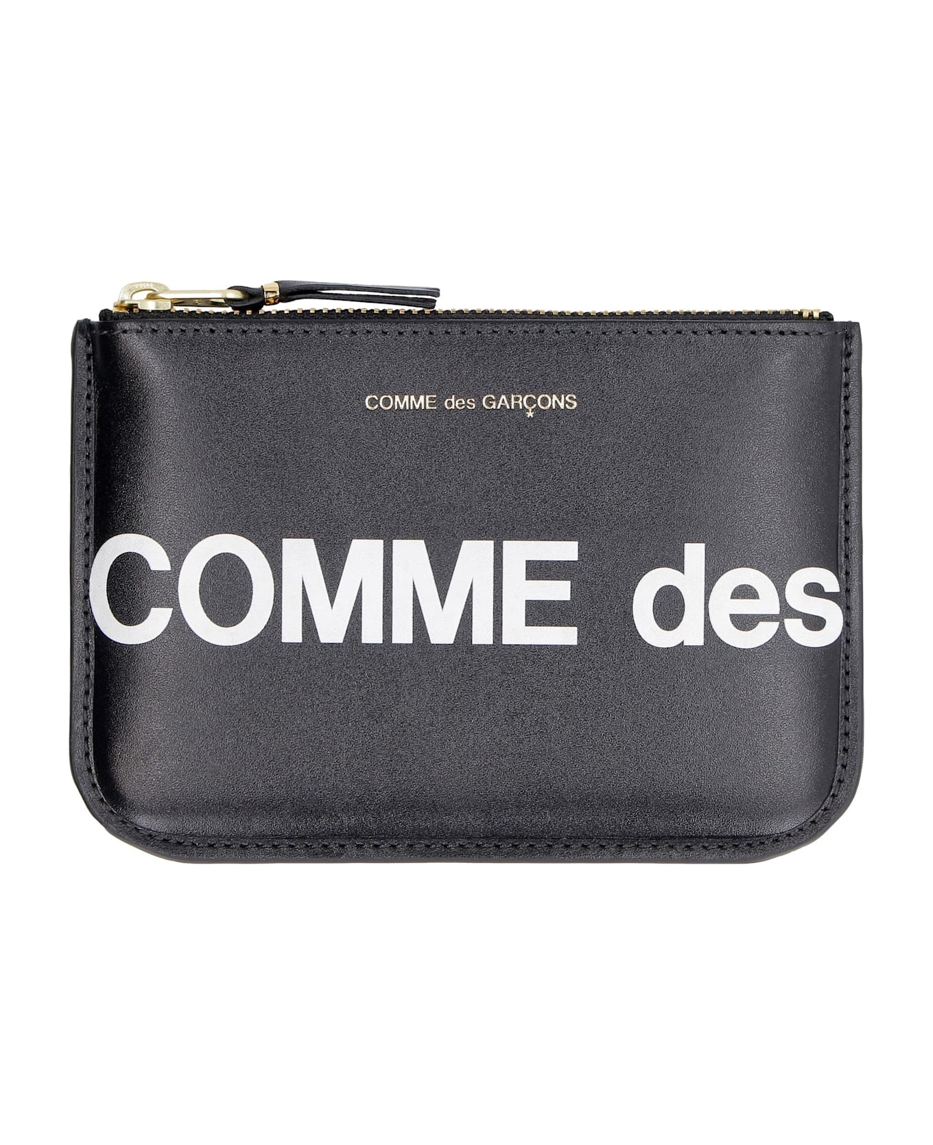 Logo Detail Leather Pouch - 2