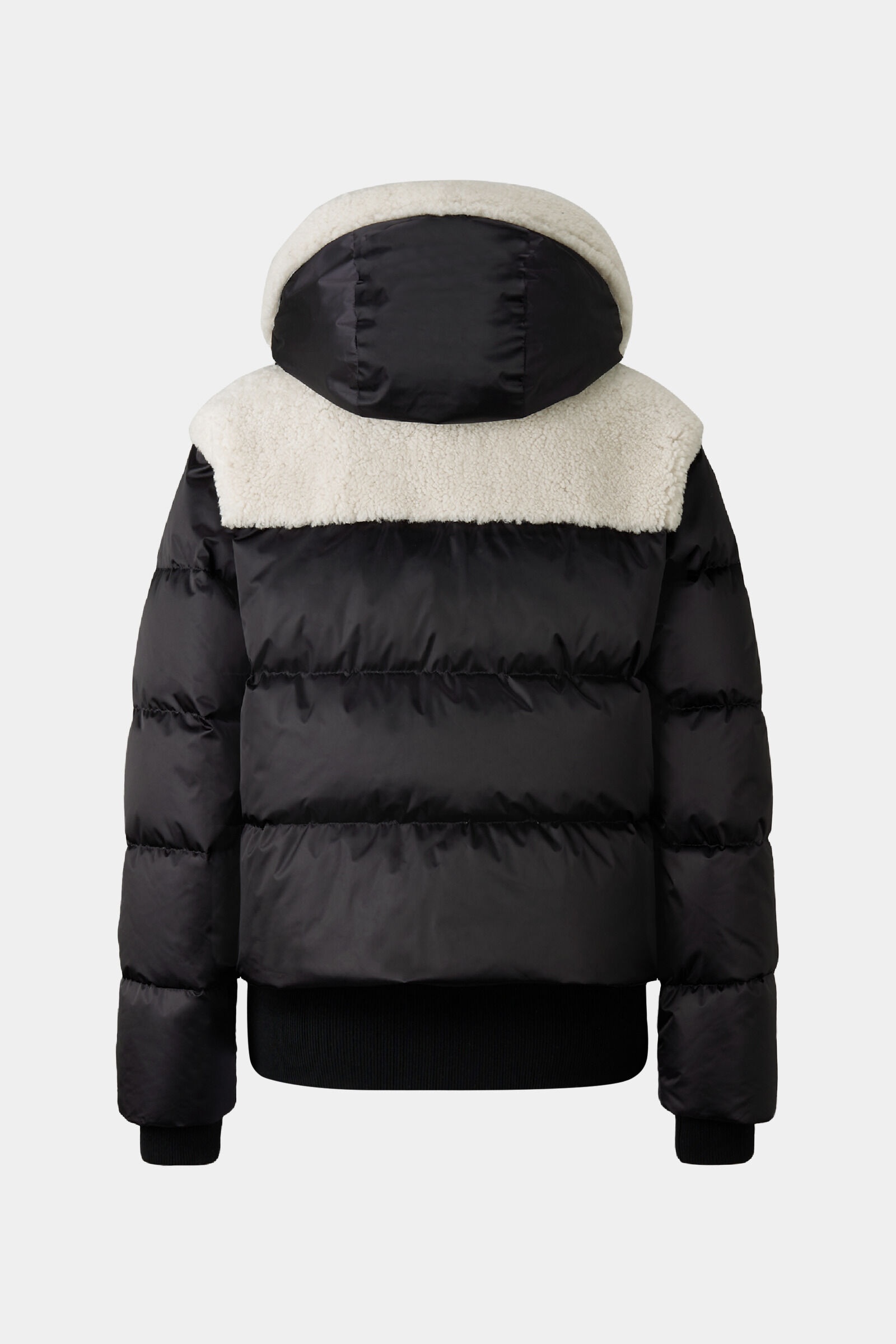 Dia Down ski jacket in Black/Off-white - 3