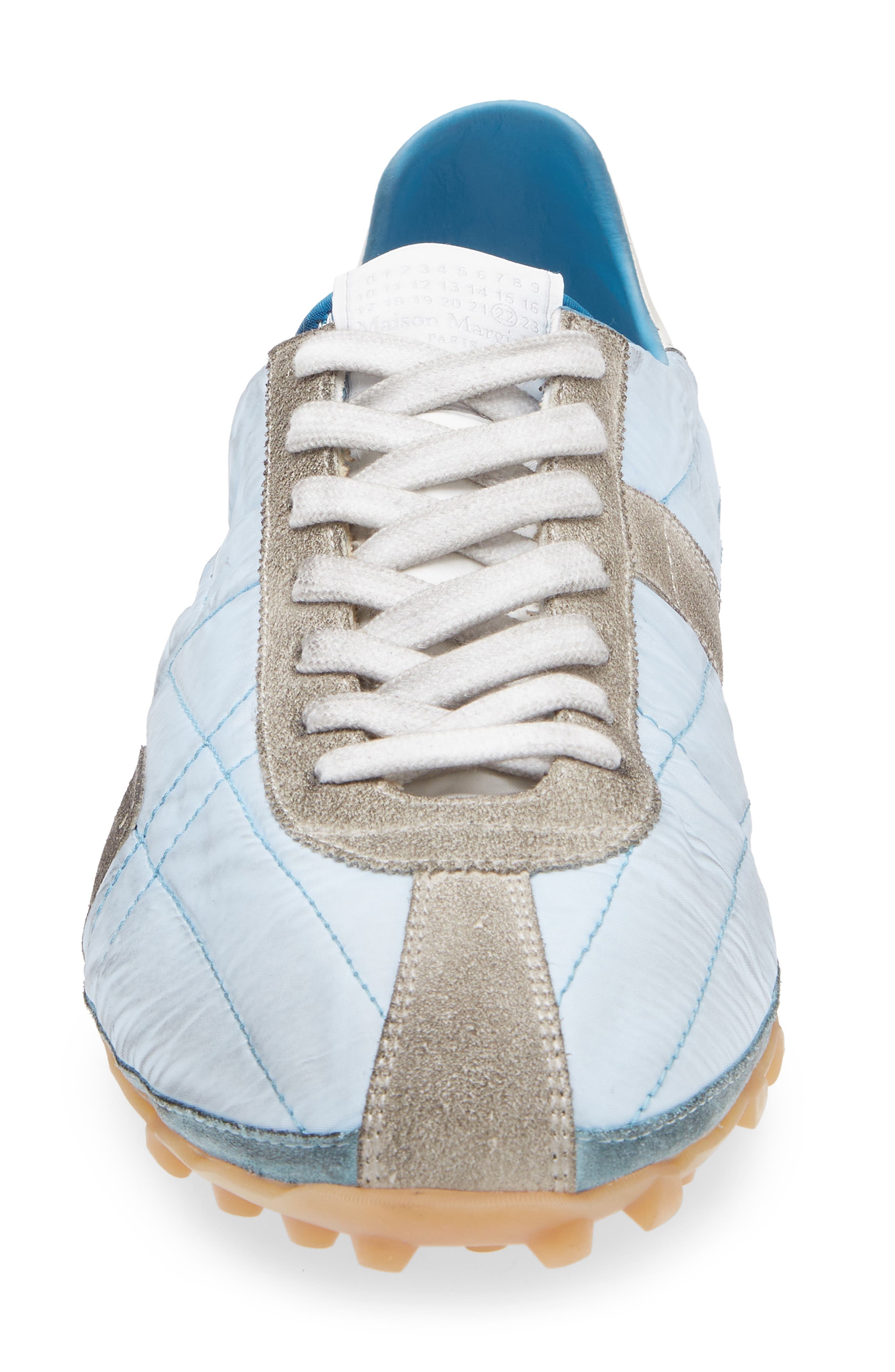 Maison Margiela Sprinter Low Top Sneaker in Blue Shades/White/Grey at Nordstrom - 4