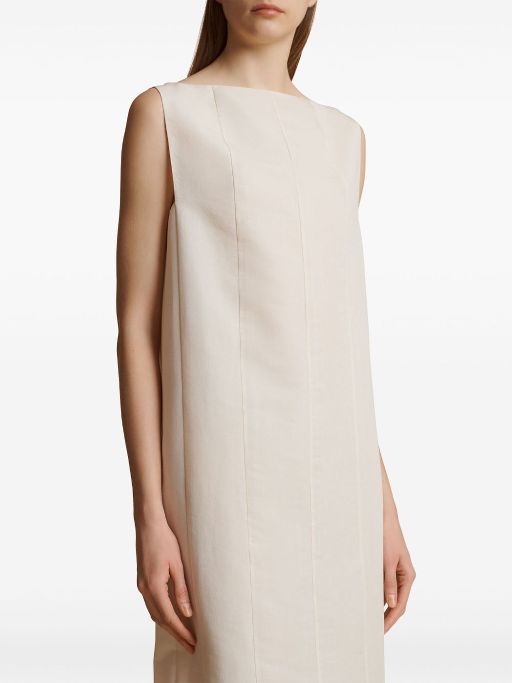 Boat-neck dress - 5