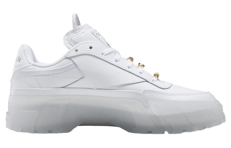 (WMNS) Reebok Cardi B x Club C 'Triple White' GX0038 - 2
