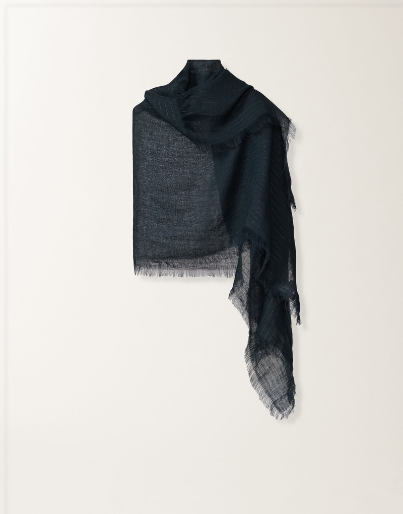Linen stole with sequins 1