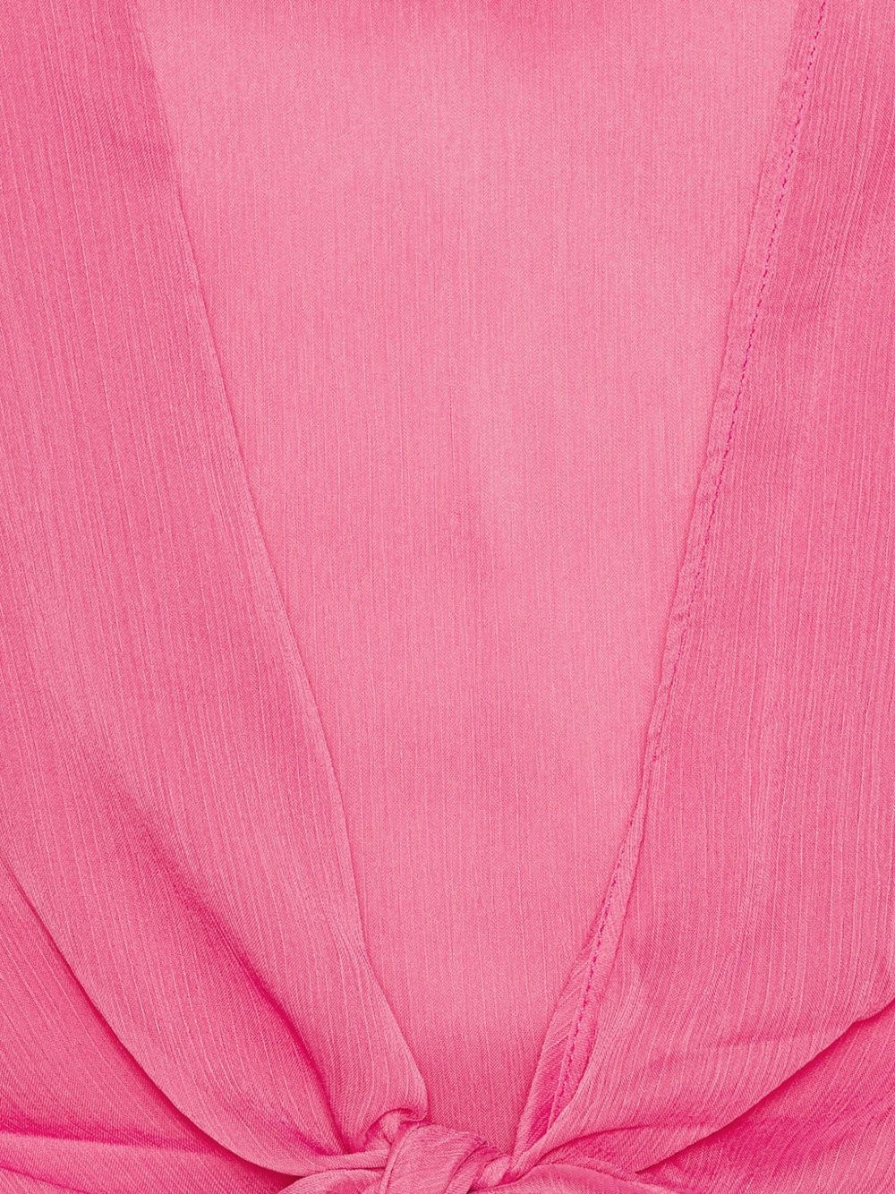 ruffled cropped blouse - 5