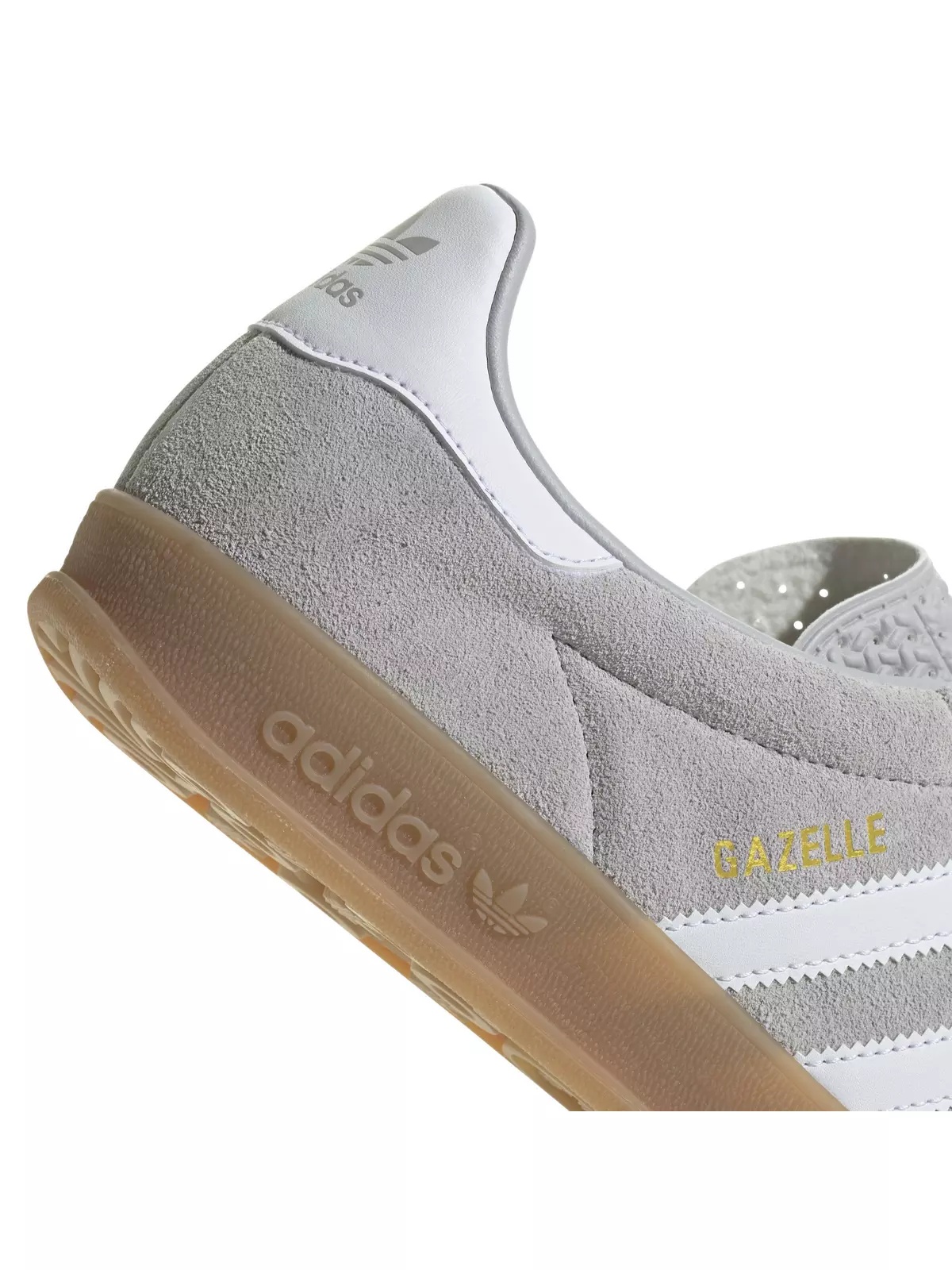 Originals Gazelle "Grey Two/Ftwr White/Gold Metallic" Men's Shoe - 5