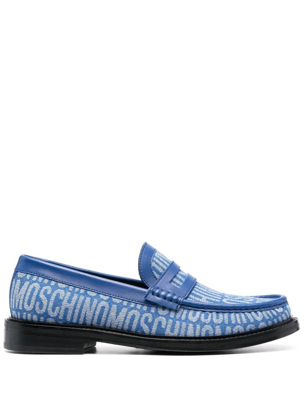 logo-jacquard 30mm loafers - 1