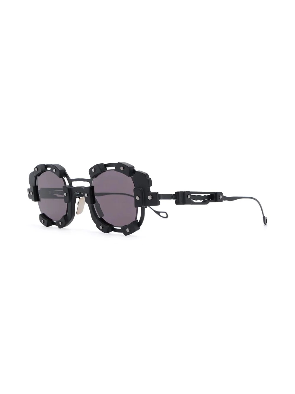 hardware round frame sunglasses - 2