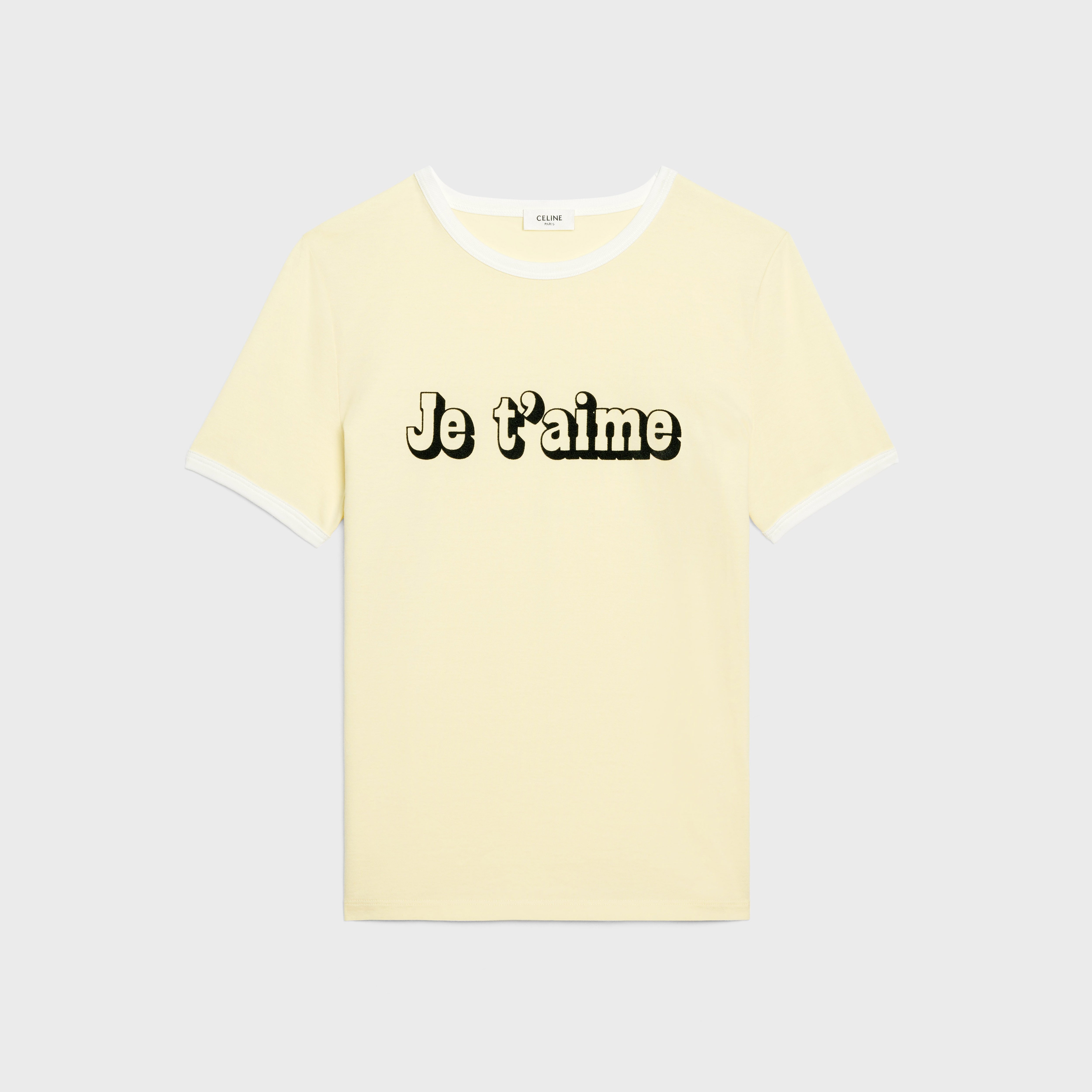 JE T'AIME COTTON JERSEY T-SHIRT - 1