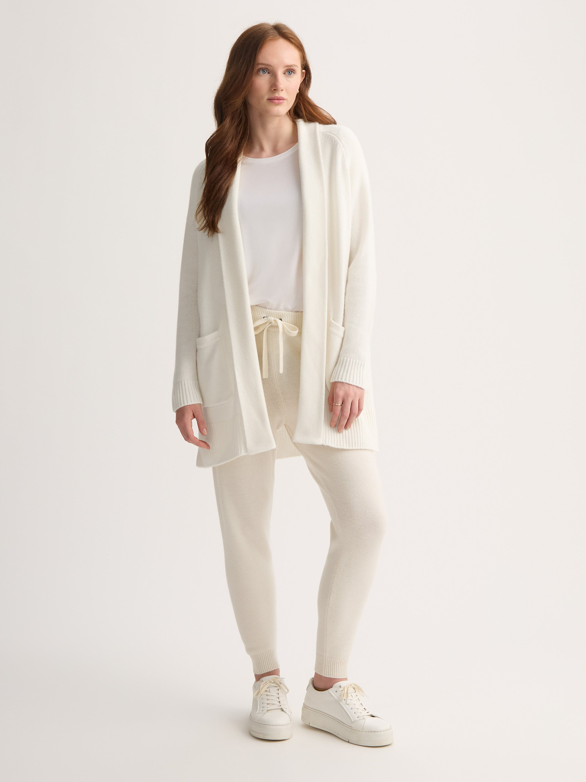 Women's Cardigan Nina Cashmere White - 2