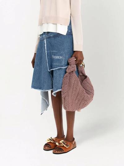 JW Anderson Chain Hobo knitted shoulder bag outlook