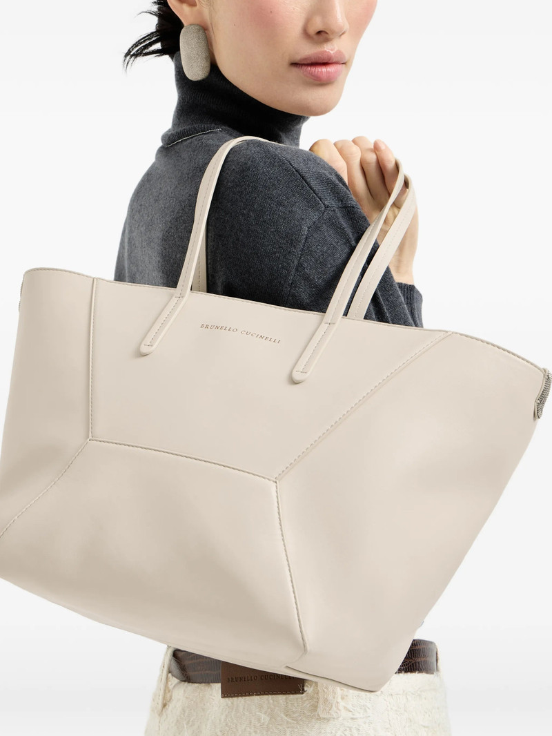 Brunello Cucinelli Brunello Cucinelli Small Duo Tote Bag outlook