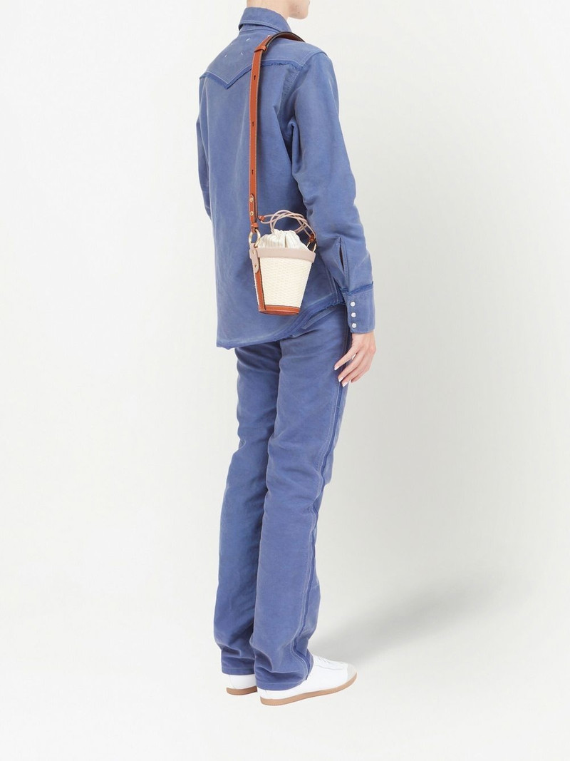 woven-raffia shoulder bag 6