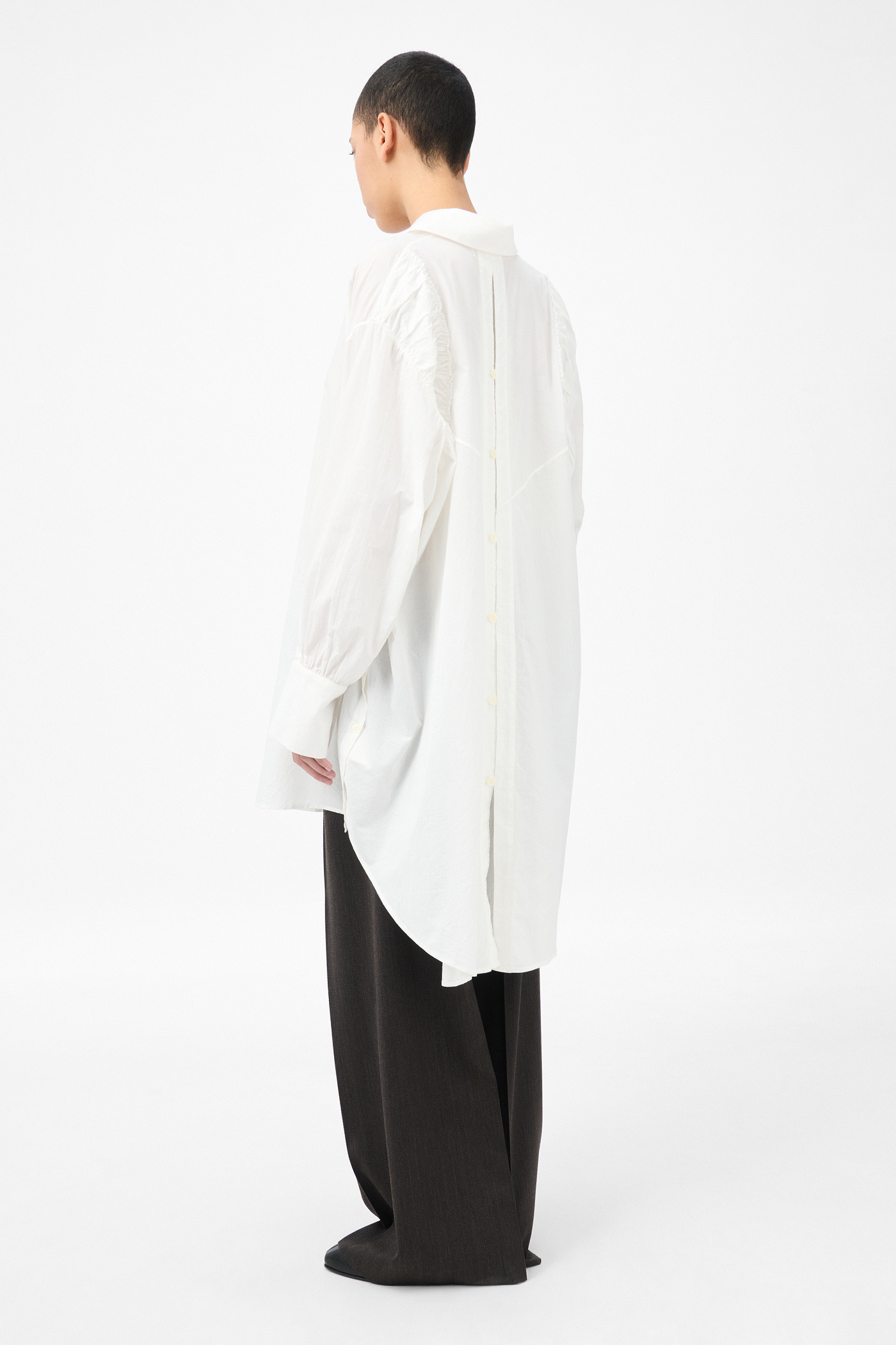 Gale Dress White Voile - 4