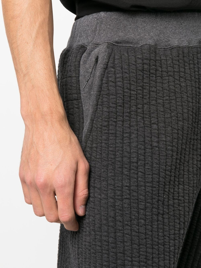 ribbed track cotton-blend pants 5