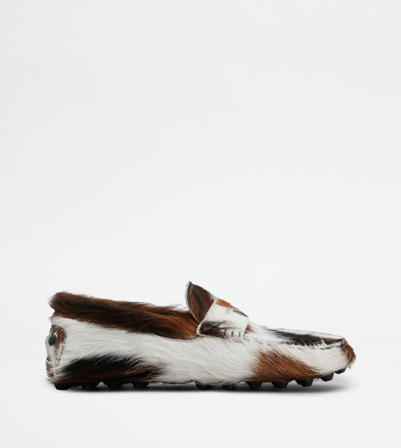 GOMMINO BUBBLE IN PONY-SKIN EFFECT LEATHER - BLACK, BROWN, WHITE - 1