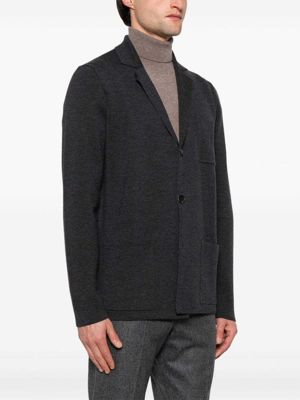 knitted blazer - 3