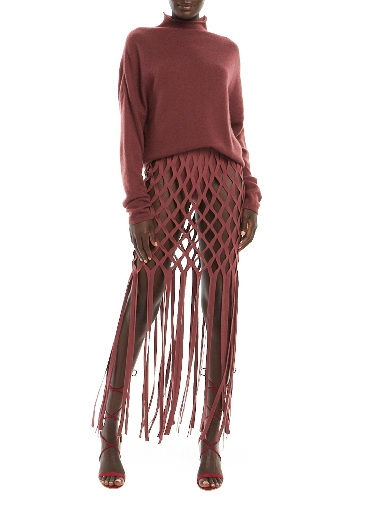 Airy Cashmere Silk Turtleneck - 2