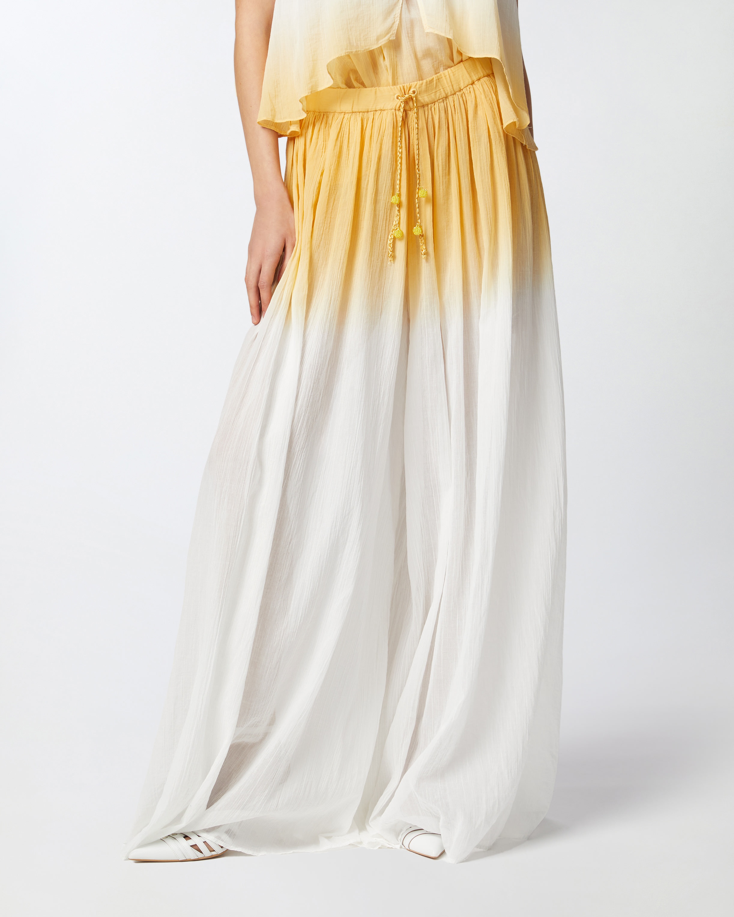 GRADIENT PALAZZO LONG TROUSERS - 3