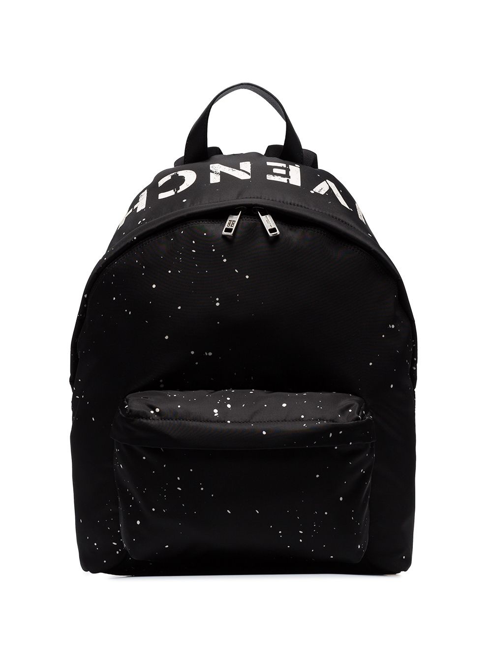 Black Urban logo print backpack - 1