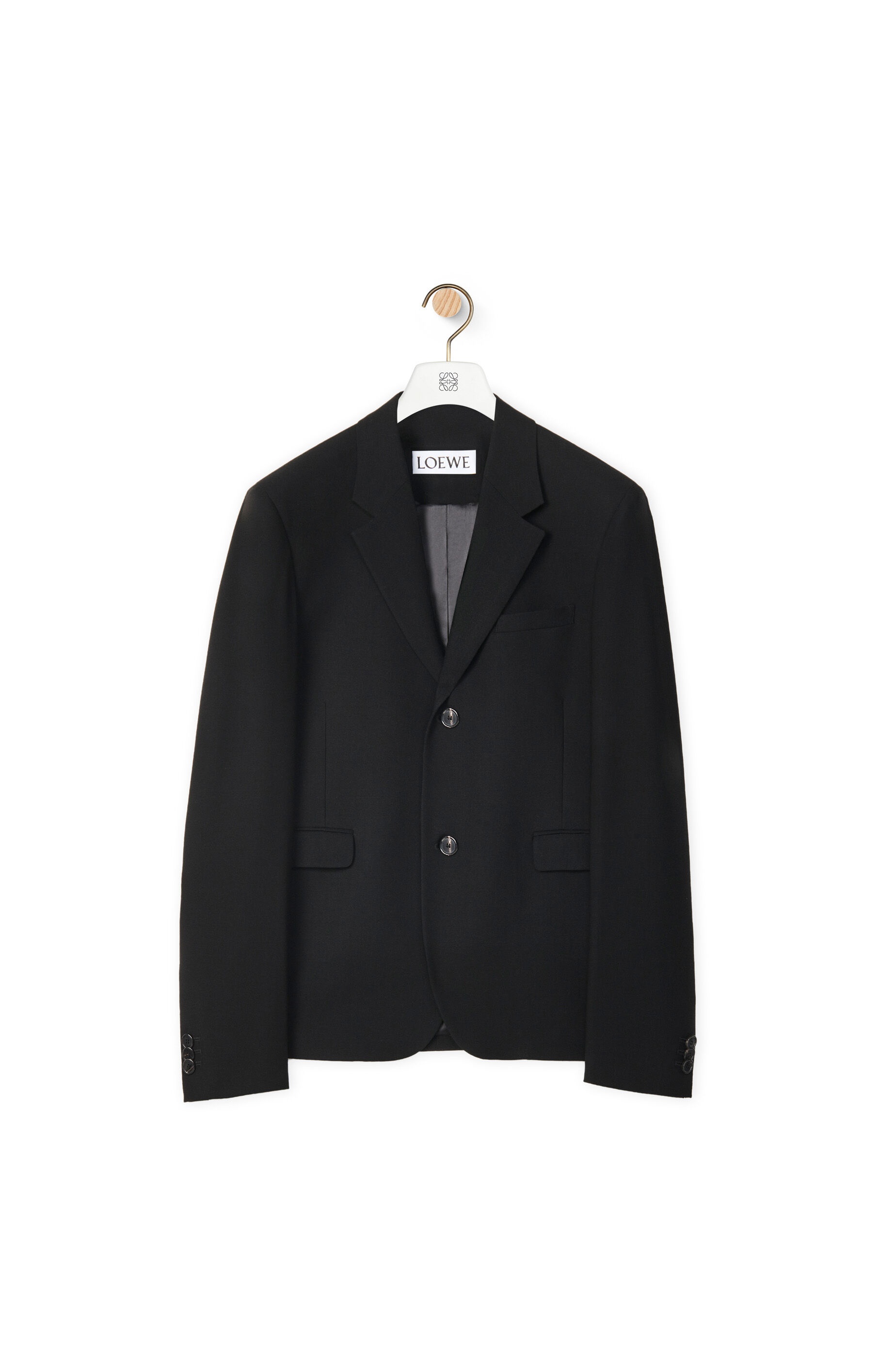 Single breasted jacket in wool - 1