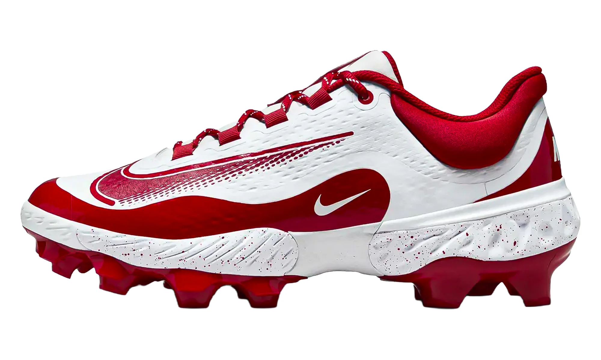 Alpha Huarache Elite 4 Low MCS "White University Red" FD6255 105 - 1