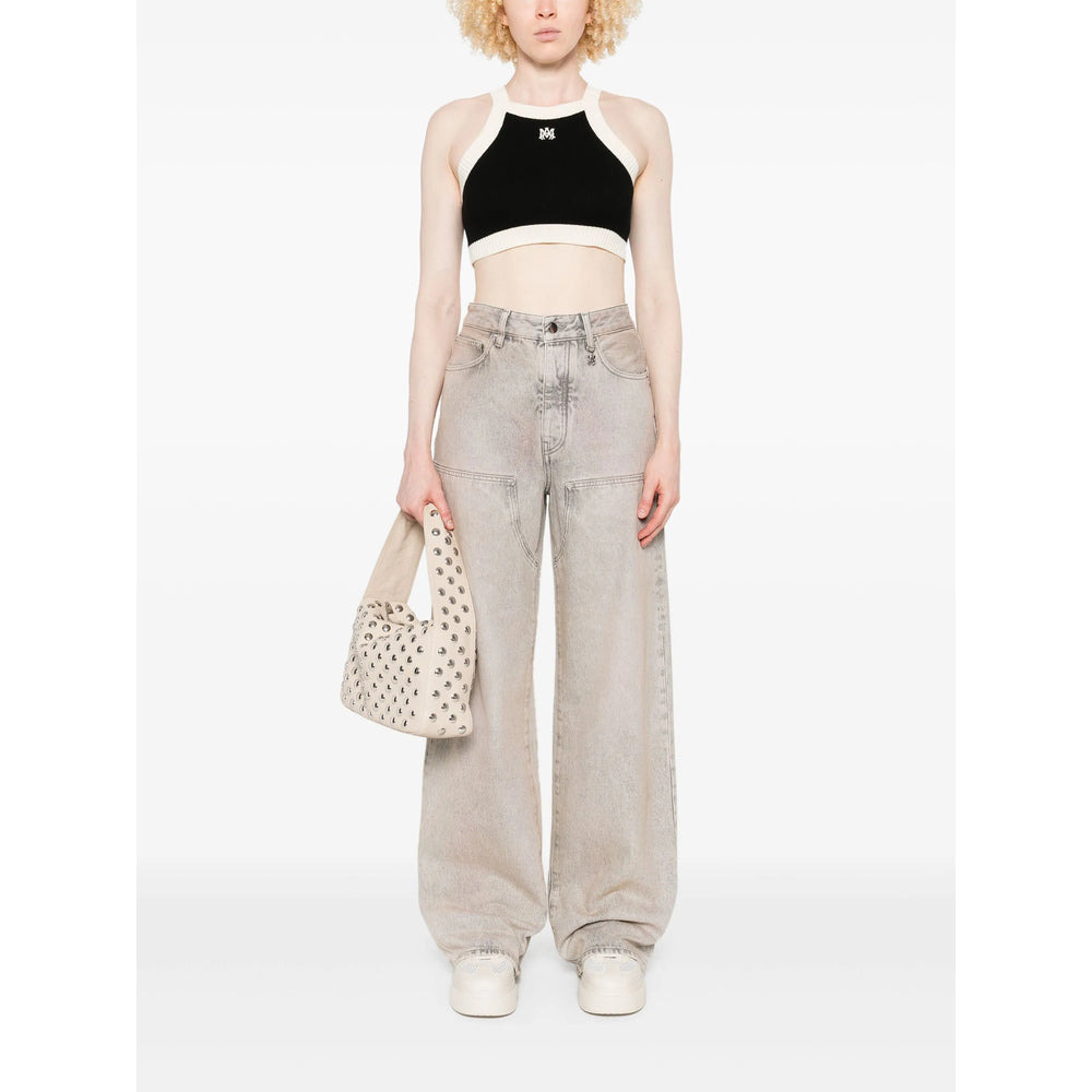Amiri Black Tops - Vests & Tank Tops Women - 2