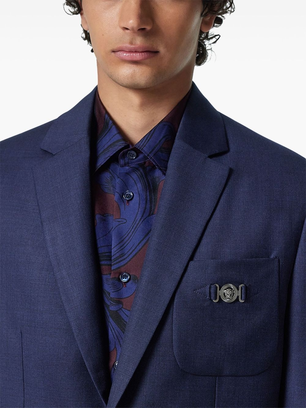 Medusa Head wool blazer - 5