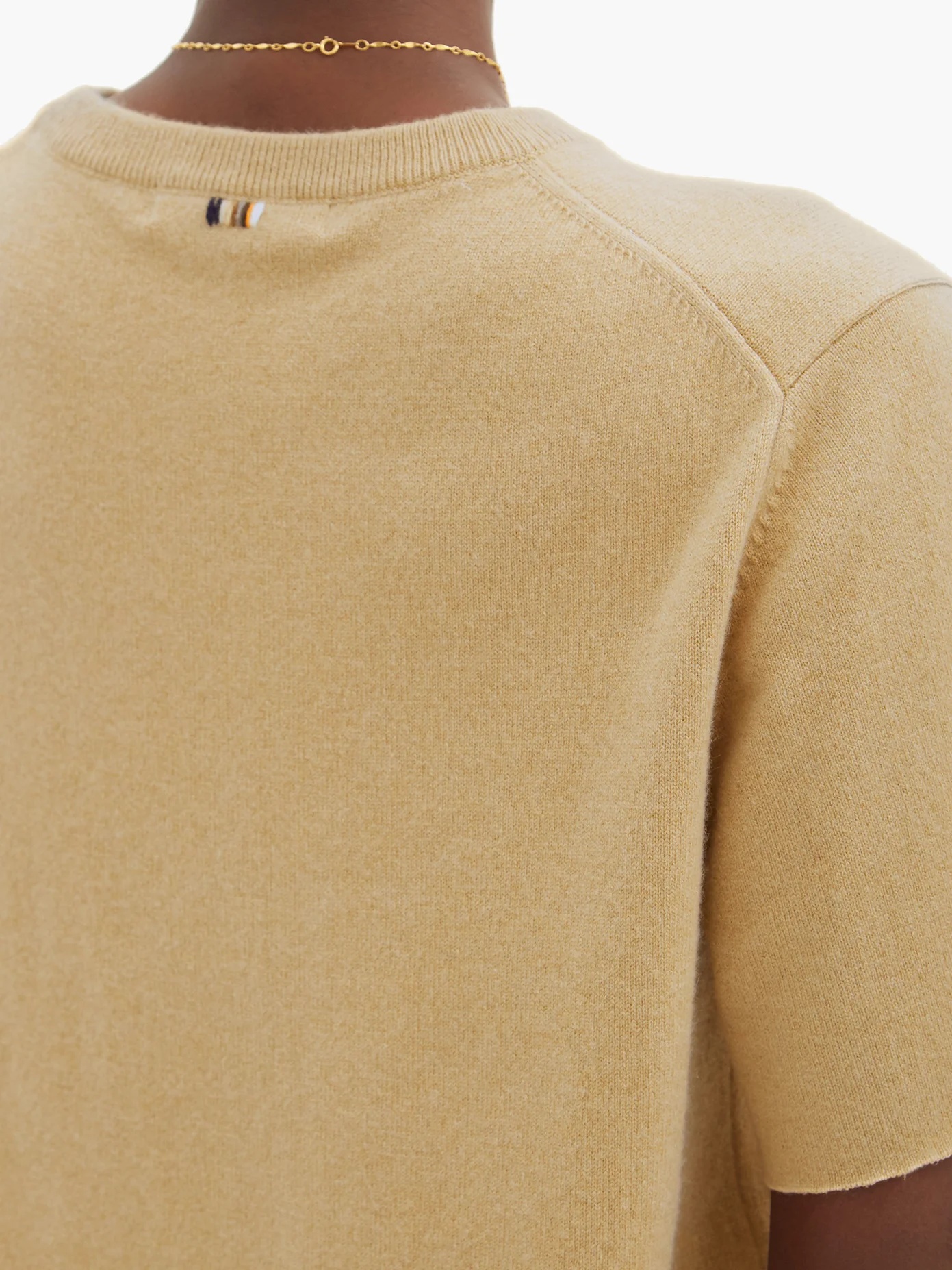 No. 64 oversized stretch-cashmere T-shirt - 3