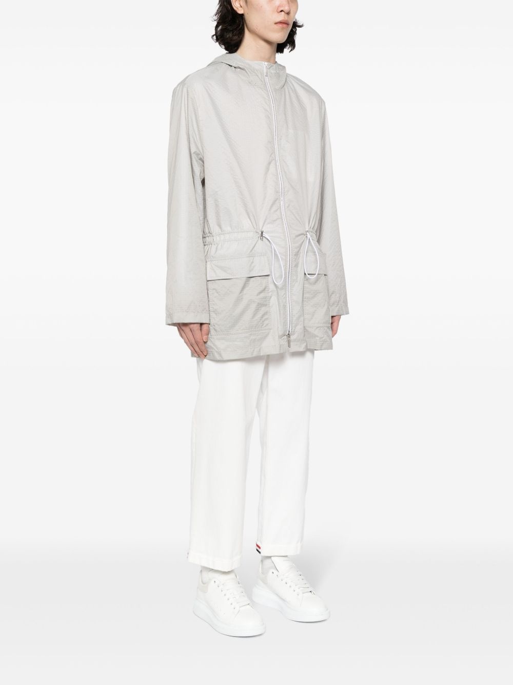 zip-up hooded jacket - 3