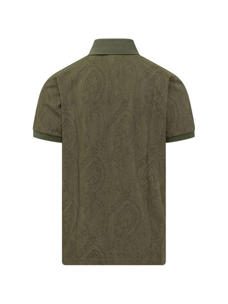 Etro paisley polo shirt outlook