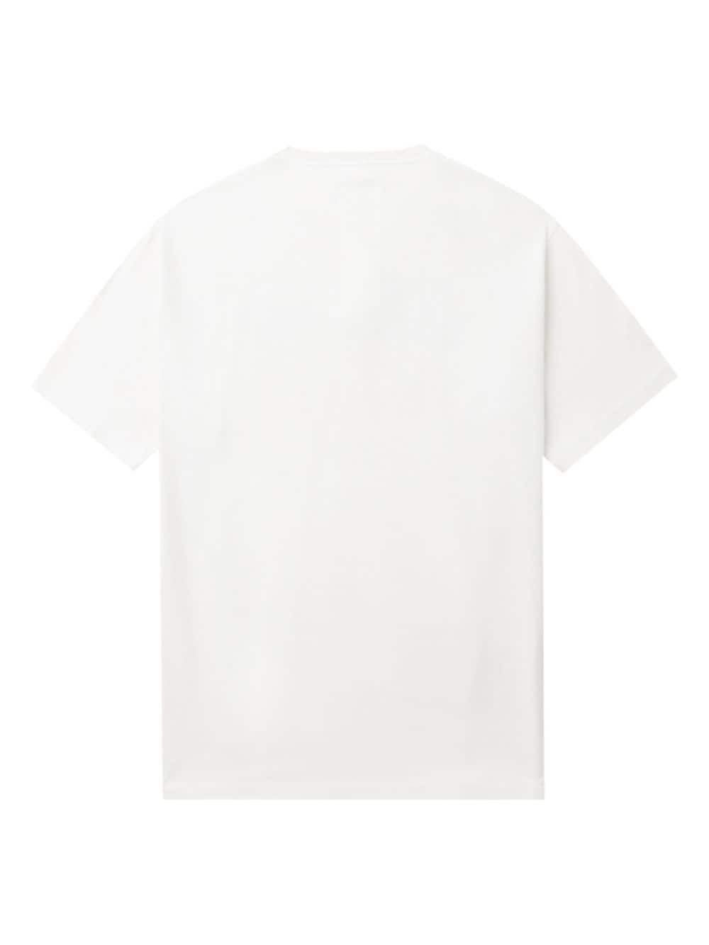 text-print cotton T-shirt - 6