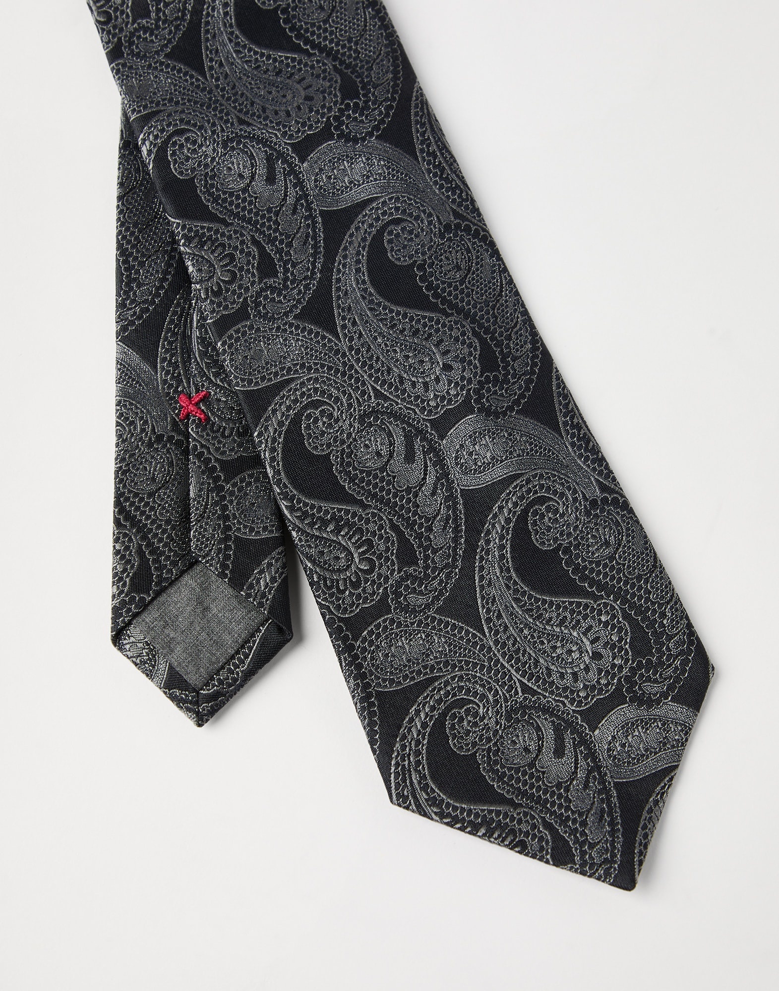 Paisley silk tie - 2