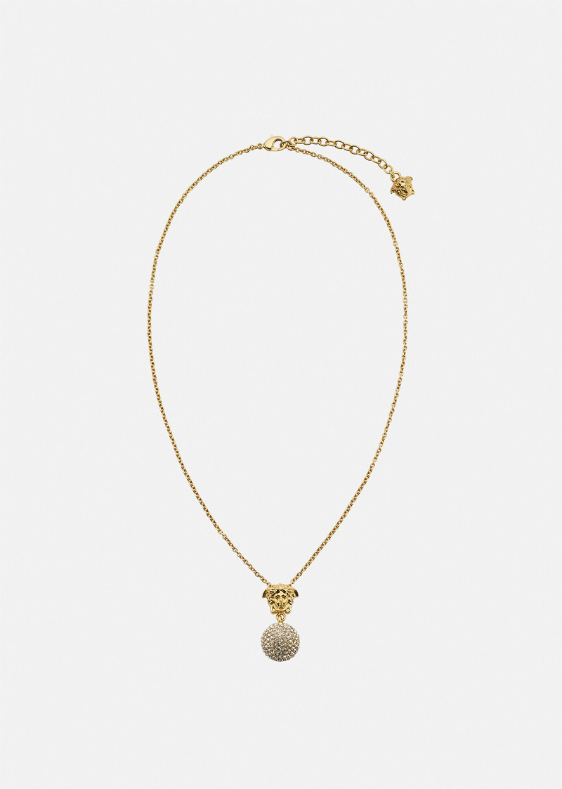 Medusa Crystal Ball Necklace 1