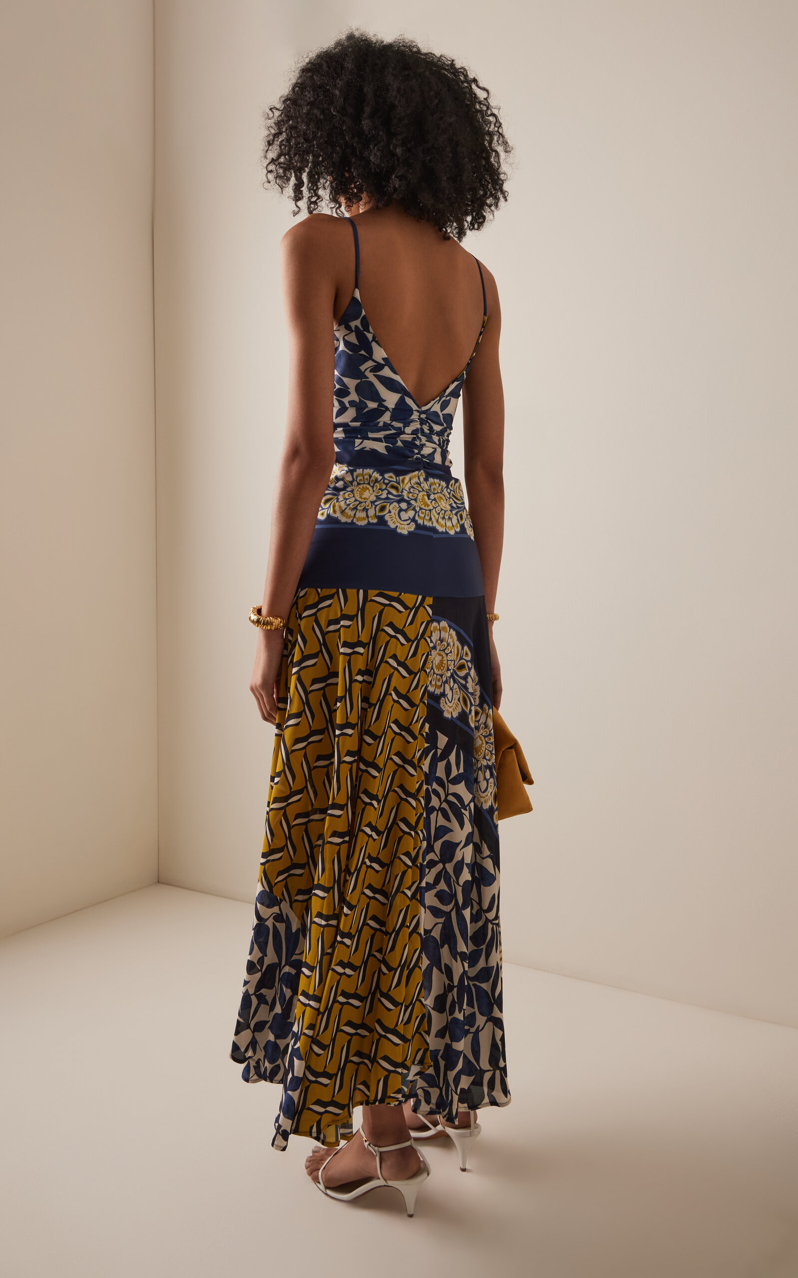 Casiana Gathered Jersey Midi Dress multi - 4