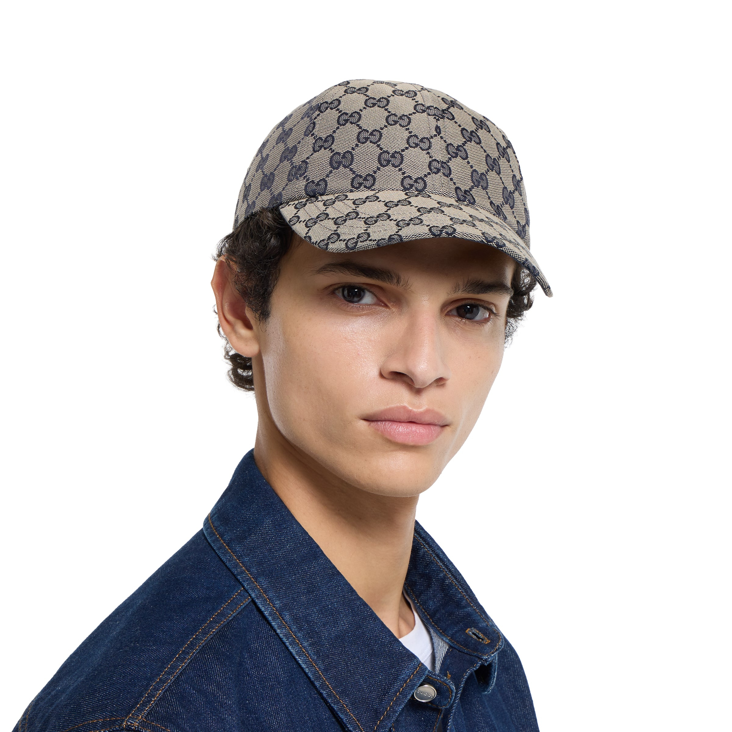 GG cotton canvas baseball hat - 3