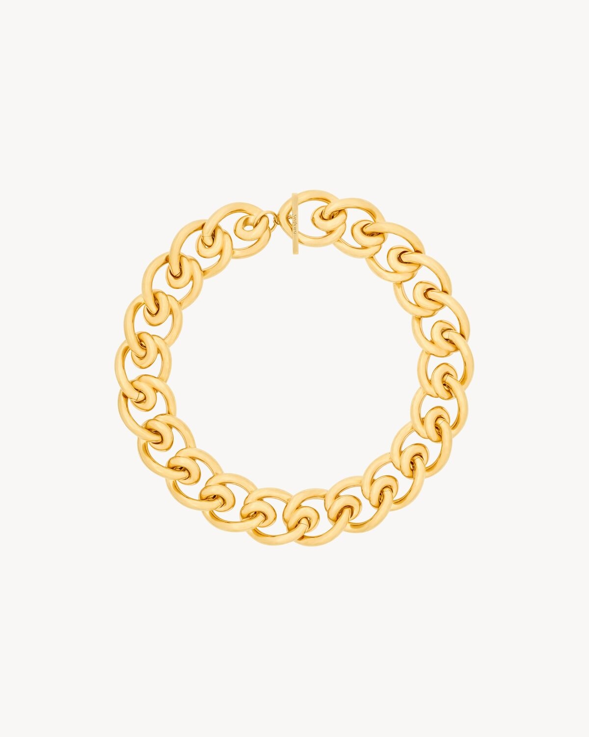 COILED CHAIN NECKLACE IN METAL - 1