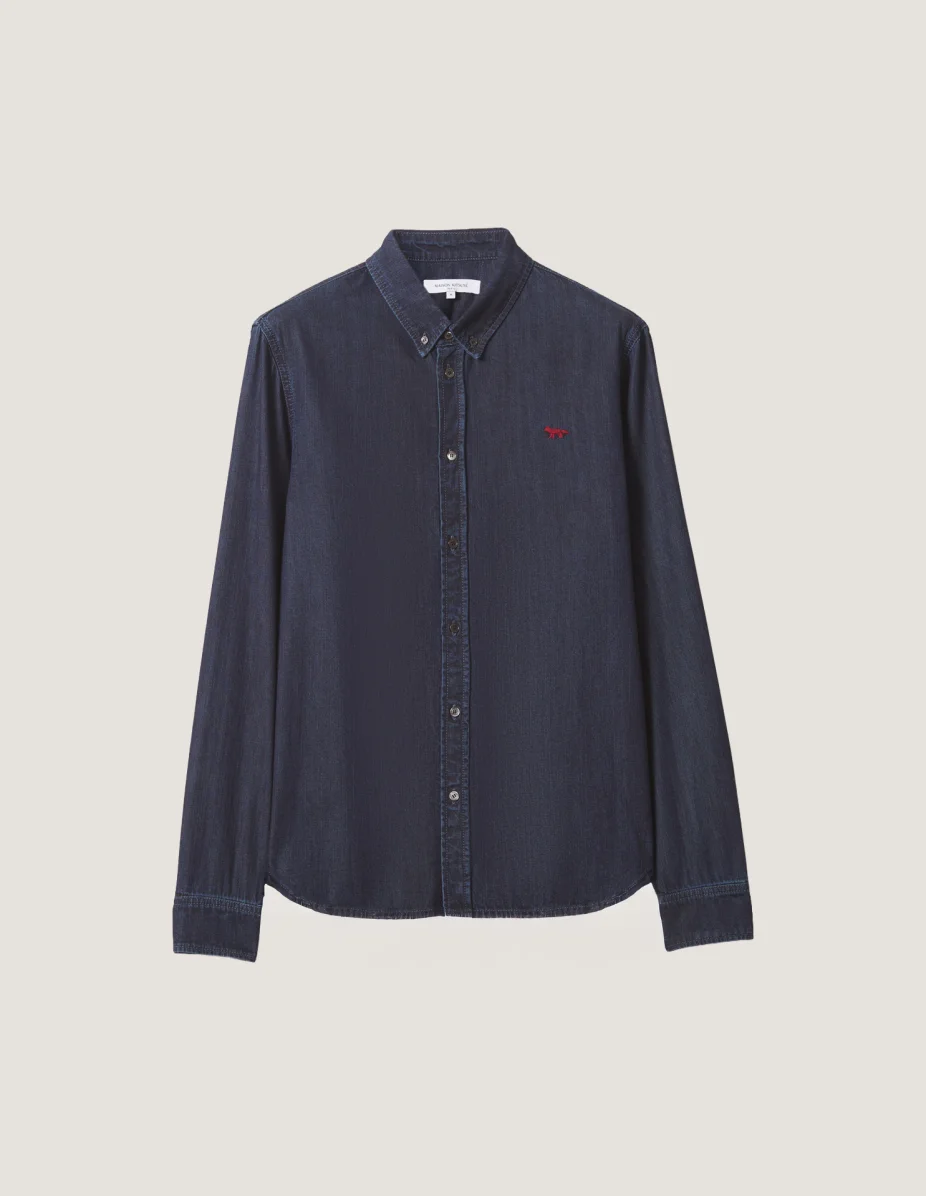 PROFILE FOX DENIM CASUAL SHIRT - 1