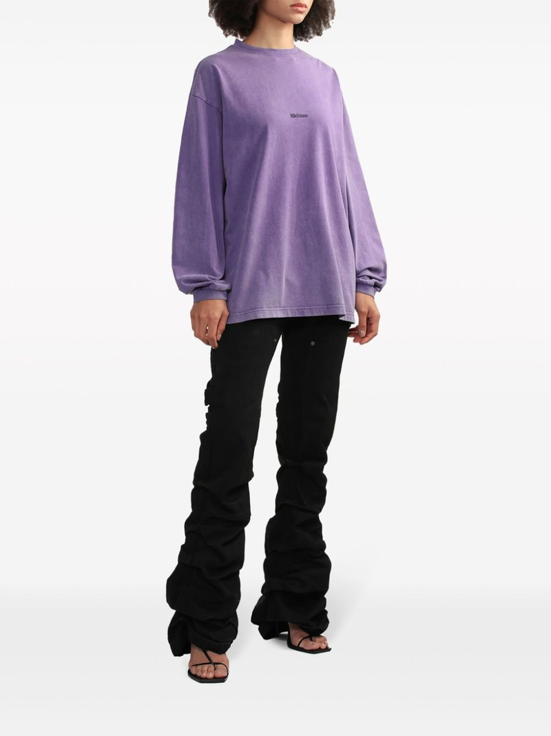 We11done graphic-print cotton T-shirt outlook