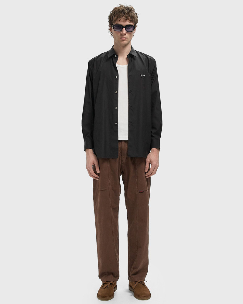 Comme des Garçons PLAY SHIRT BLACK EMBLEM WOVEN outlook
