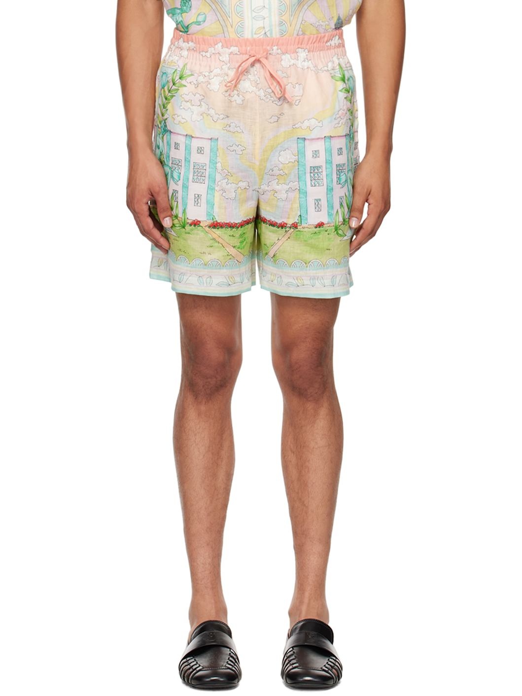 Multicolor Vase Shorts - 1