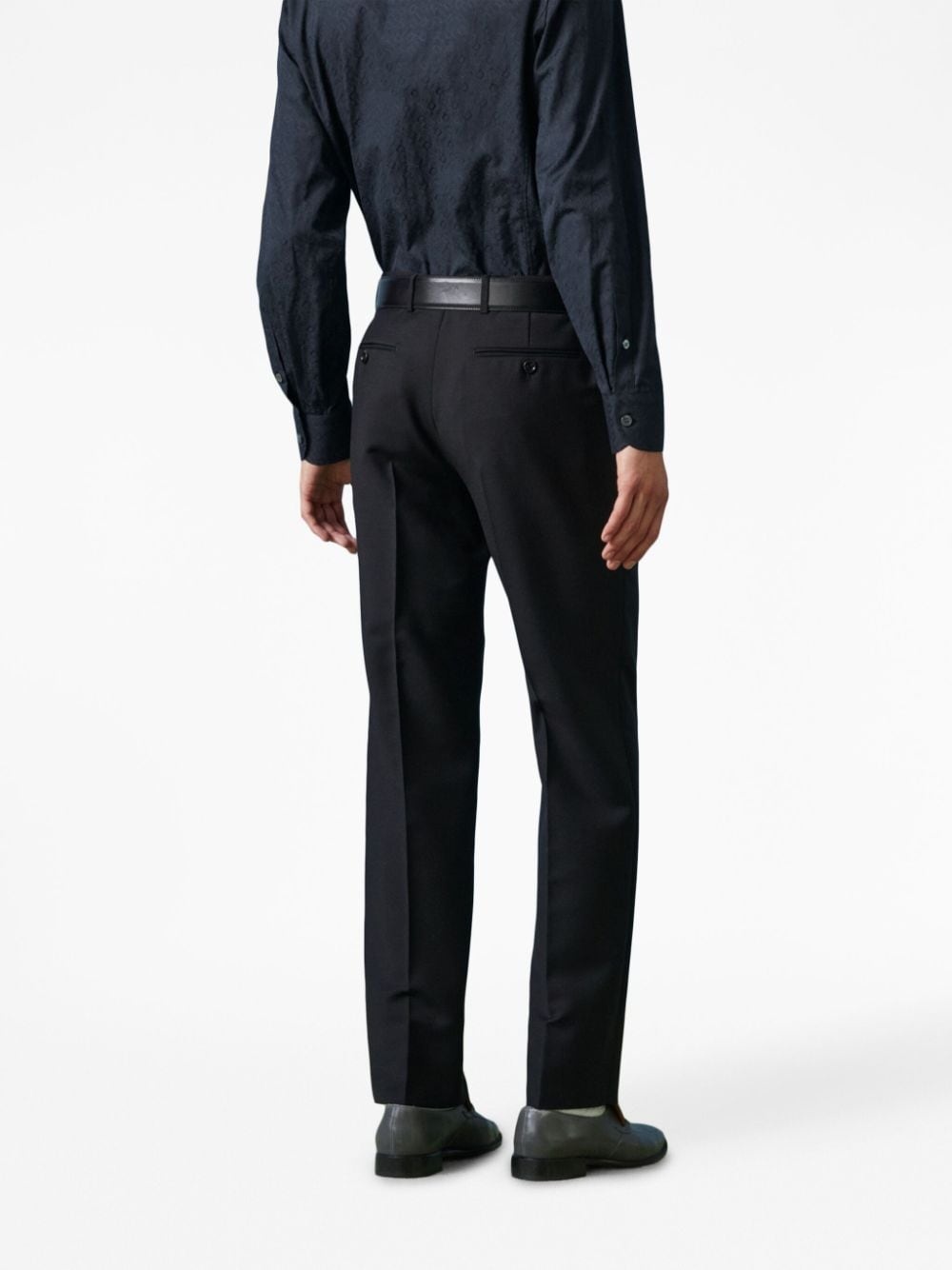 tailored tapered-leg trousers - 4