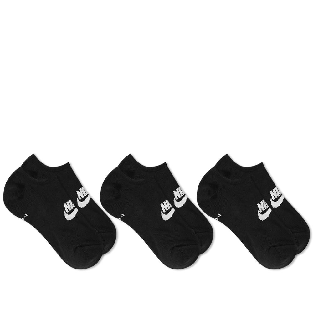 Nike Cotton Cushion Low Cut Ankle Sock - 3 Pack - 1