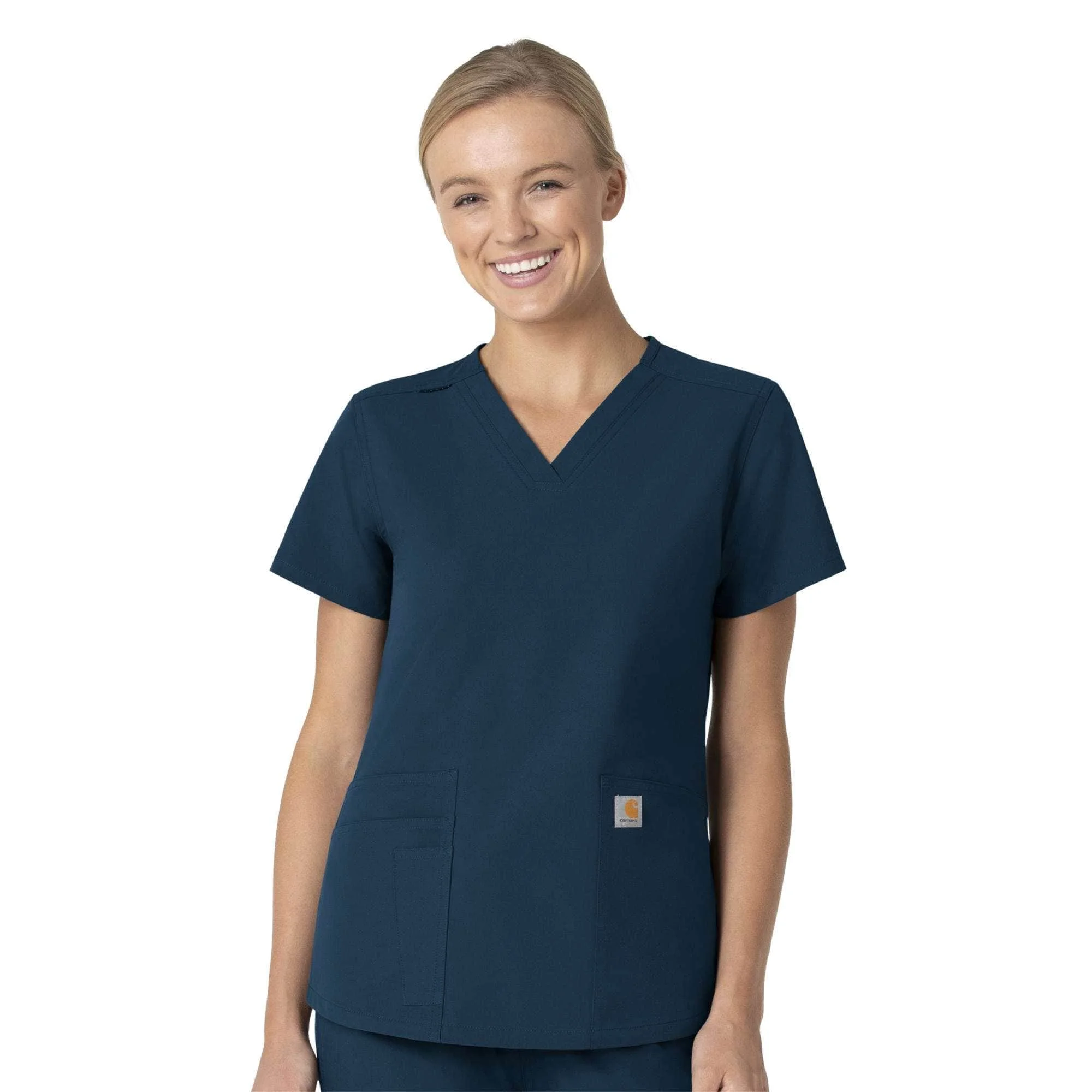 Women's Force Essentials V-Neck Scrub Top - 1